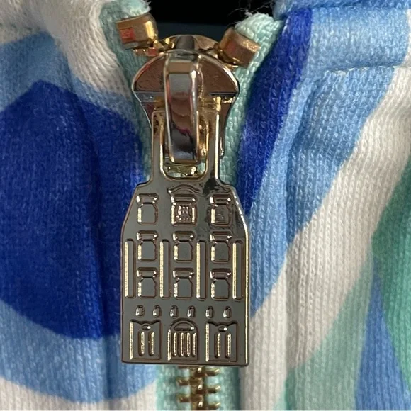 Hill House The Allie Zip-Up Ocean Kaleidoscope Hoodie Jacket NWT - Picture 13 of 14